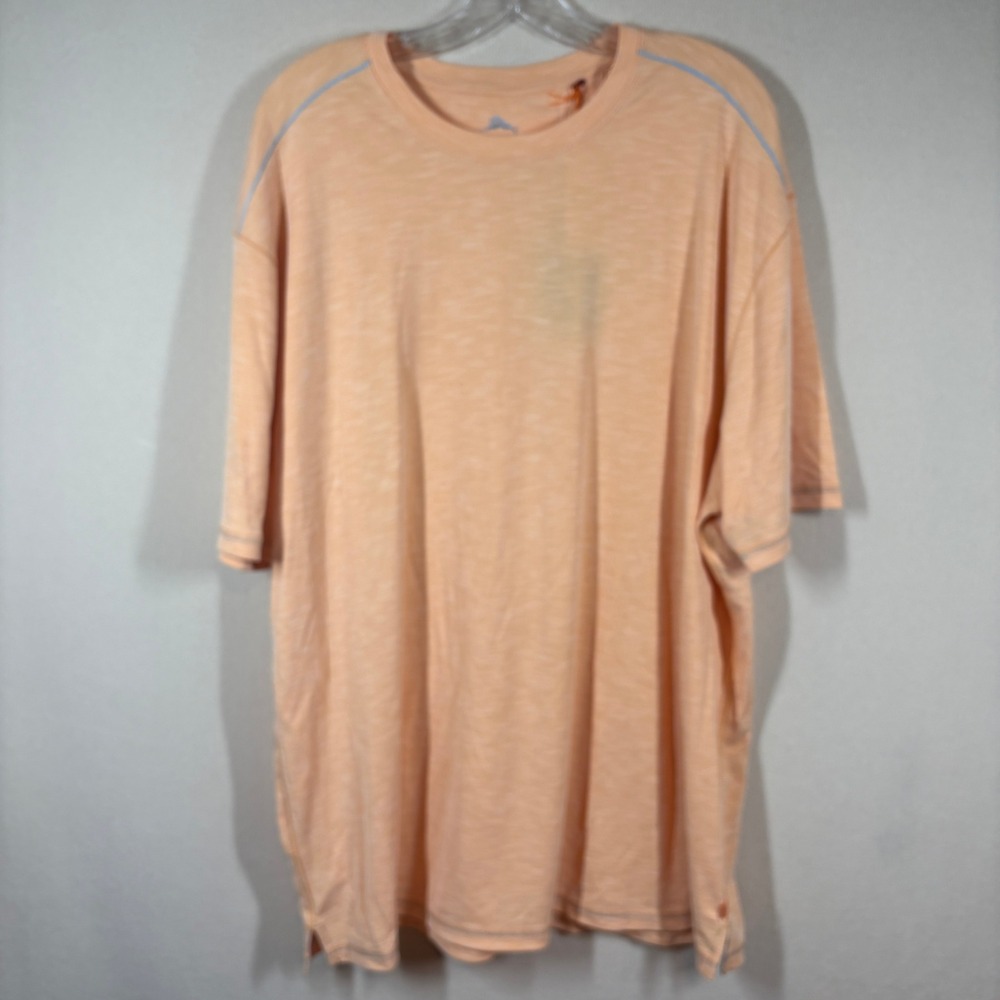 NOS Tommy Bahama Paradise Around Tee Mens 2XL Peach Casual Tropical Resortwear